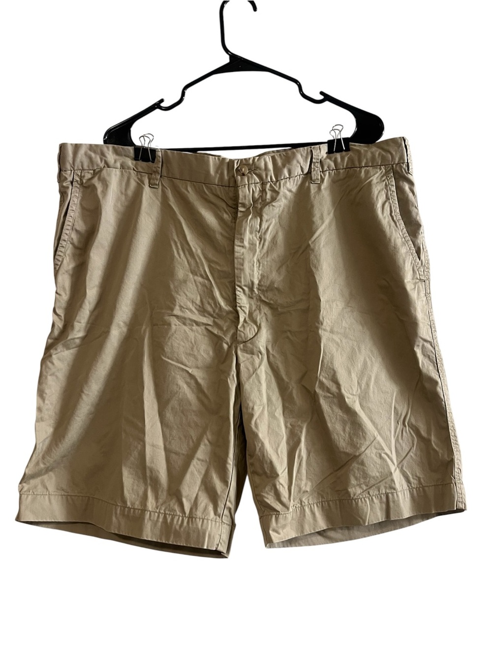 Polo by Ralph Lauren Men's Khaki Flat-Front Shorts